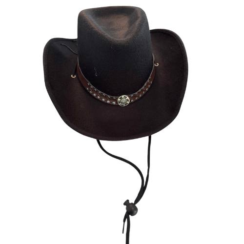 Outlaw Rider Cowboy Hat – Dark Felt Classic