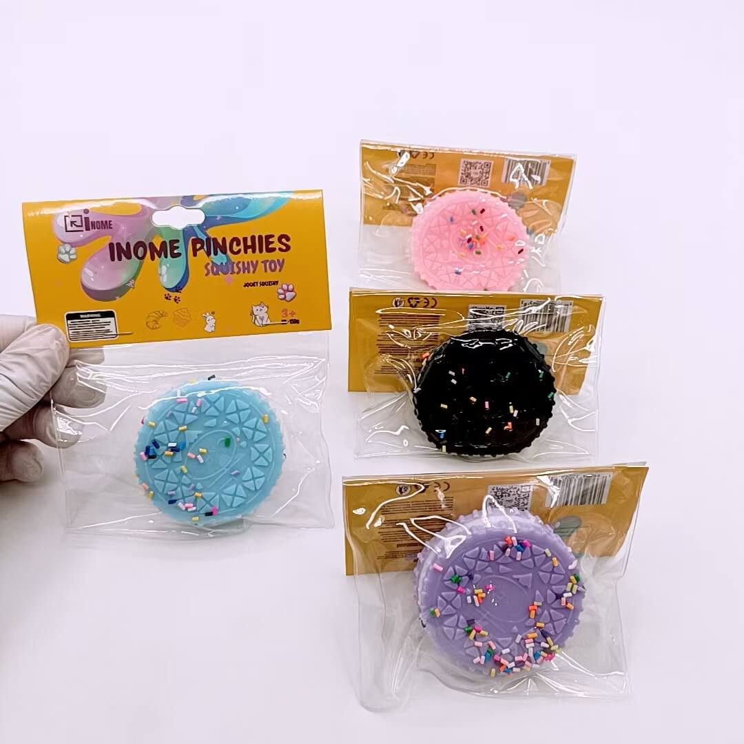 Medium Squishy Oreo sprinkles Pinchy Toys - Box of 16 Pieces