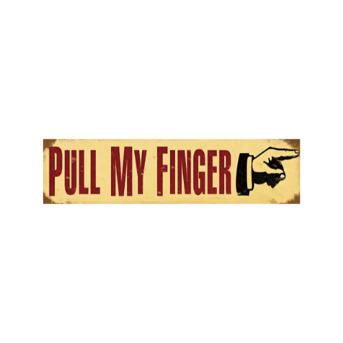 Tin Signs 10x40cm Wall Decor - Pull My Finger