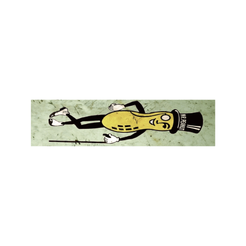 Tin Signs 10x40cm Wall Decor - Peanut