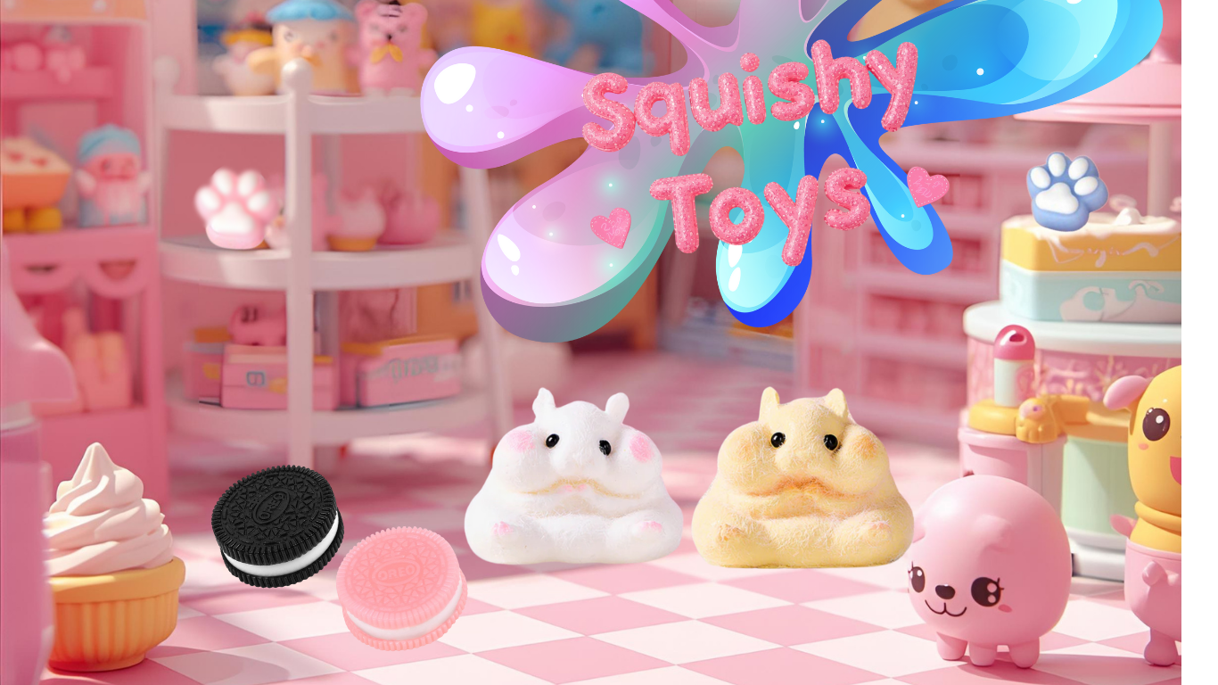 This is a picture of squishies kids toys
