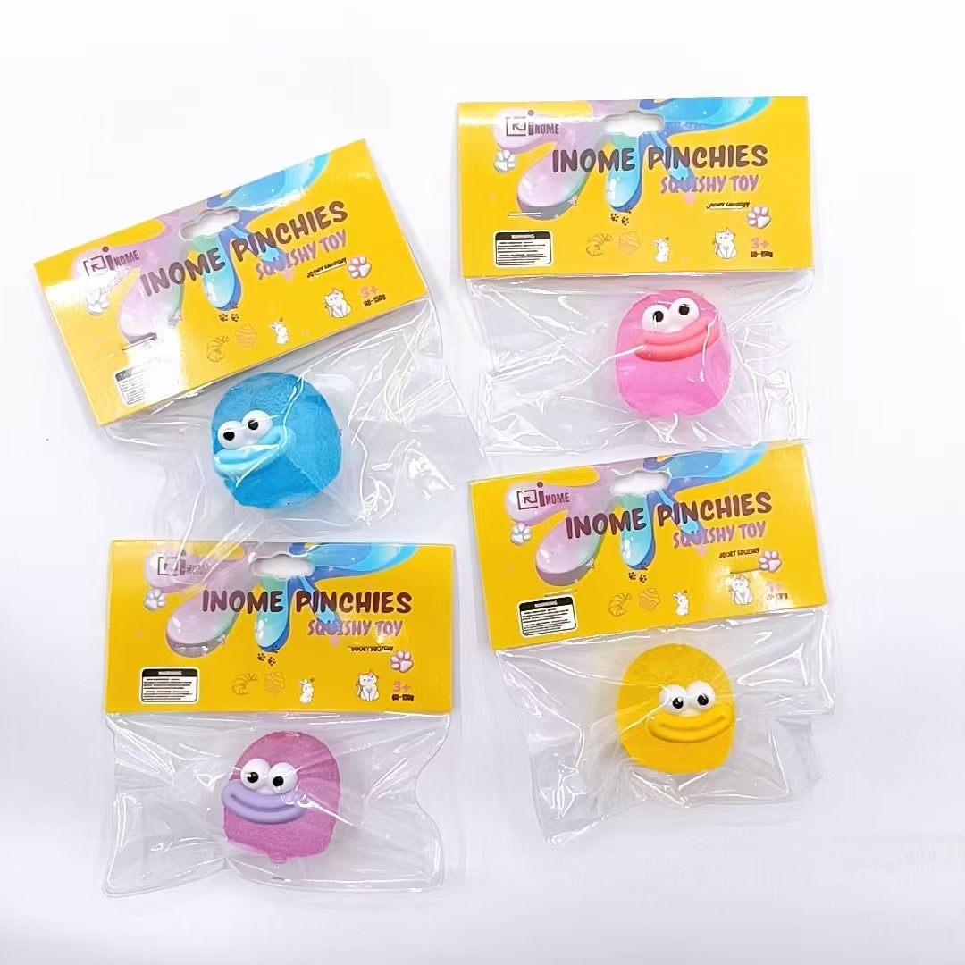Medium Maltose Emoji Decompression Squishy Toys - Box of 16 Pieces