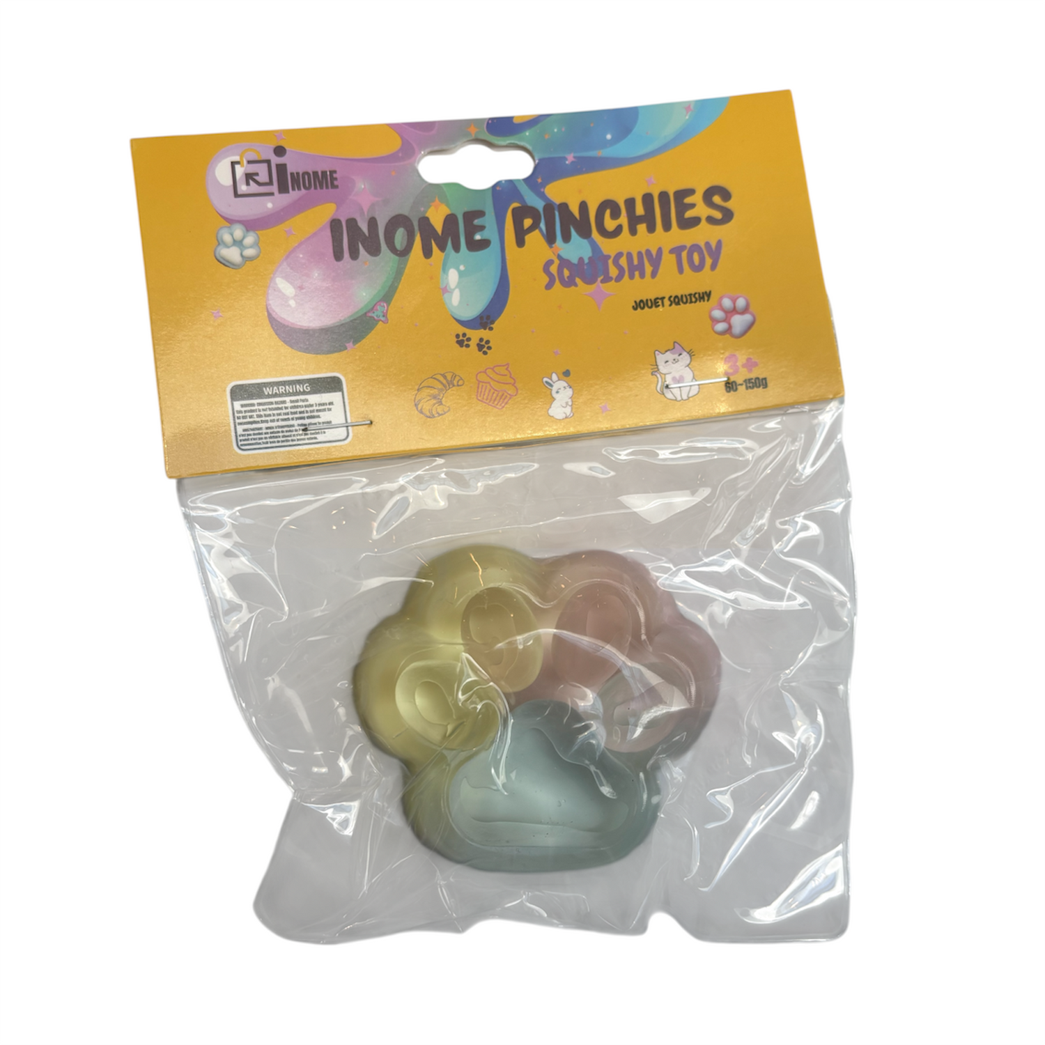 Soft Rainbow Paw 16 Pieces