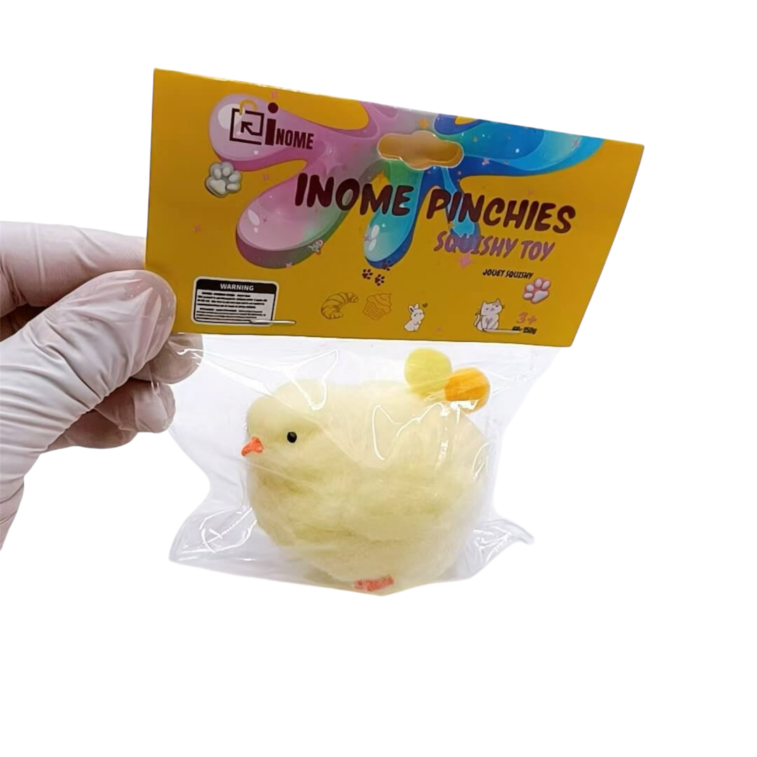 Large Squishy Chicken Pinchy Toys - Box of 12