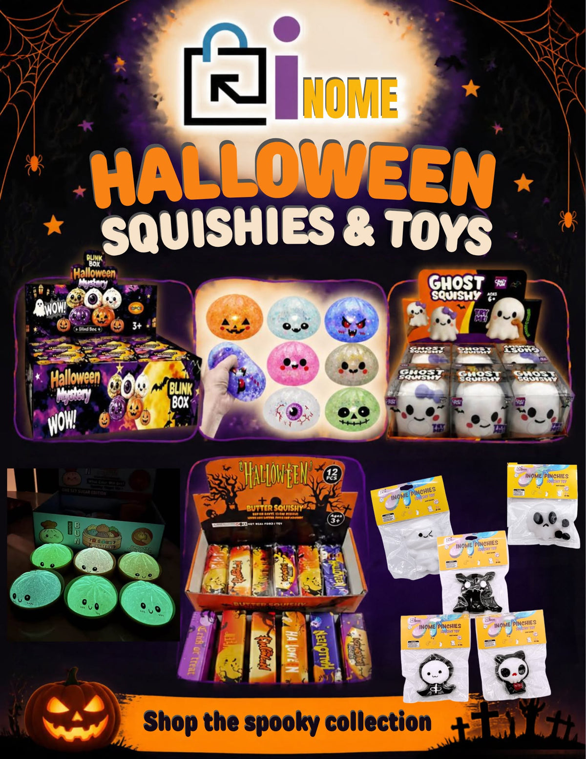 Halloween Squishy Collection — Wholesale