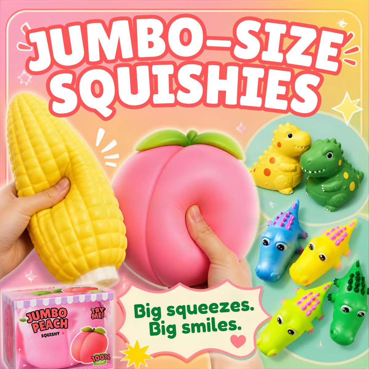 JUMBO OVERSIZED SQUISHIES