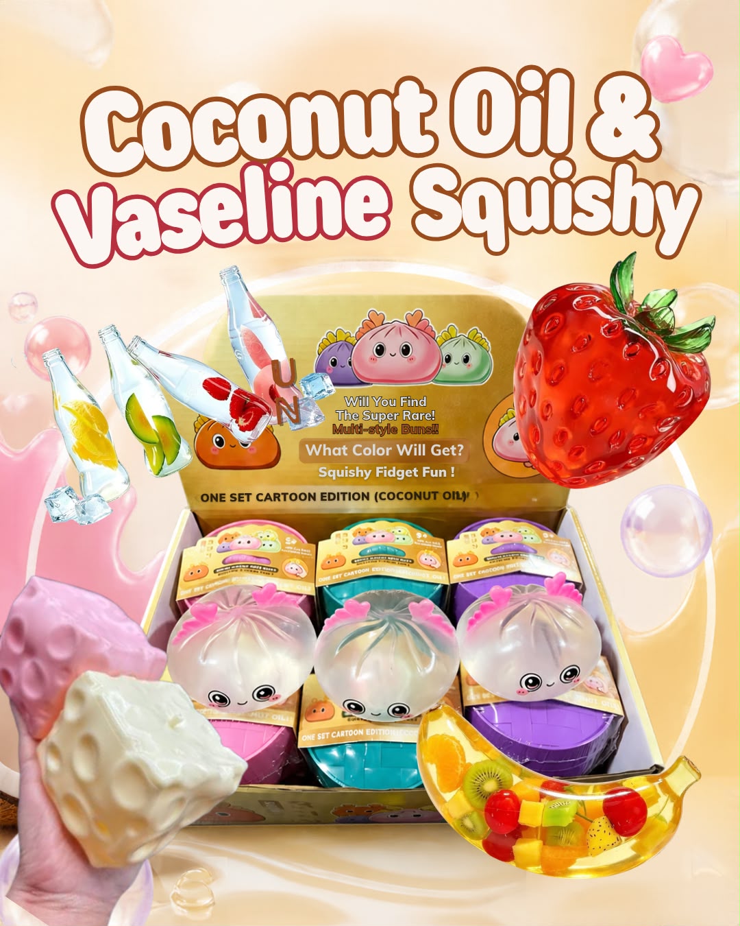 Coconut Oil & Vaseline Squishies