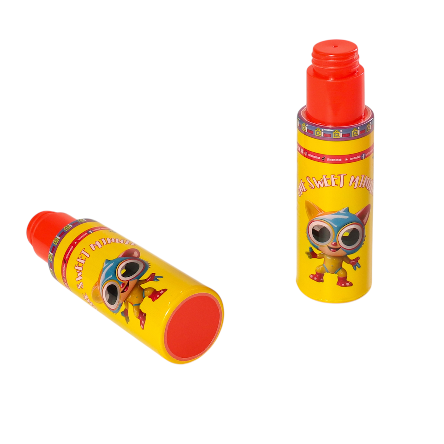 One Sweet Minute Candy Tube with Toy Top 20g - Pack of 50