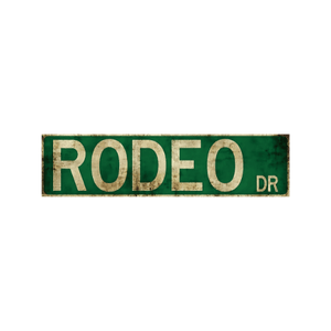 Tin Signs 10x40cm Wall Decor - Rodeo
