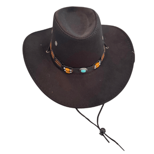 Midnight Trail Cowboy Hat – Black Suede Finish