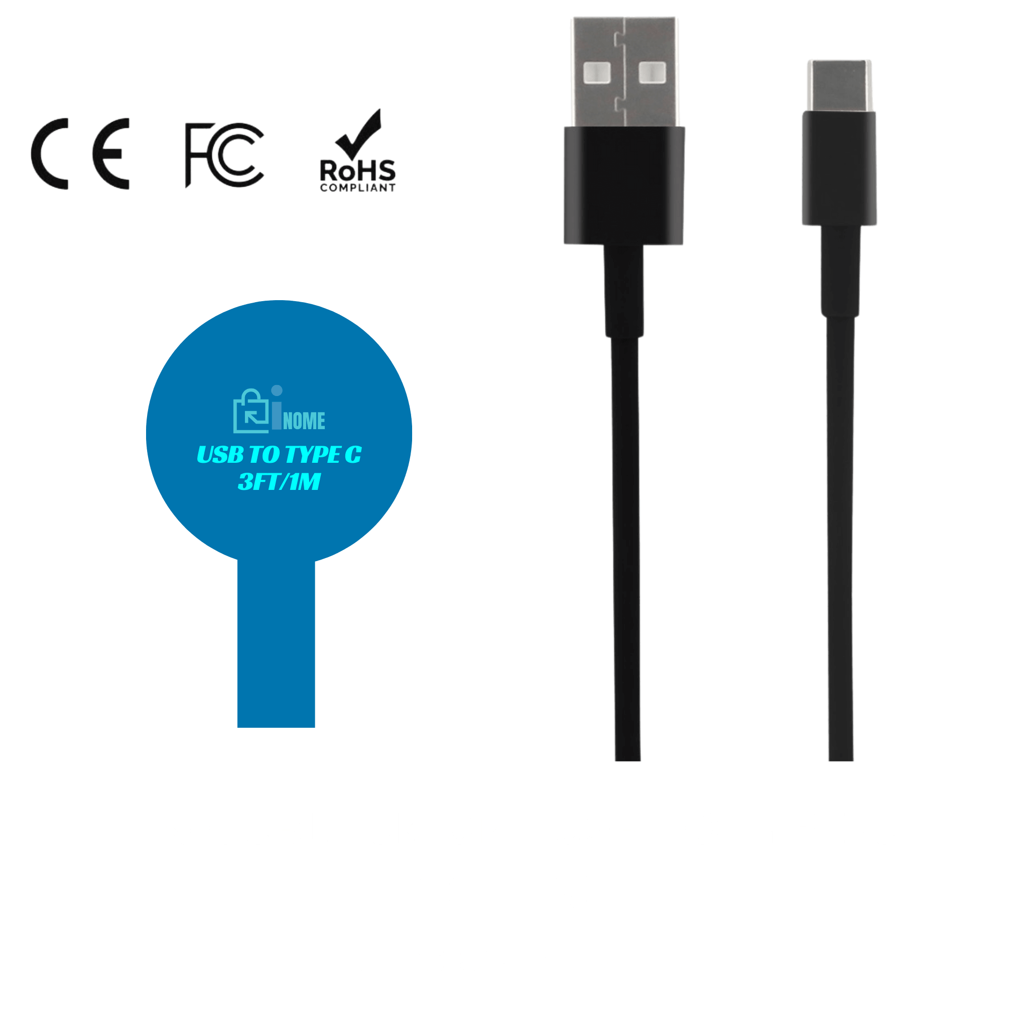 Sleek Charger Cables 3ft - Pack of 10
