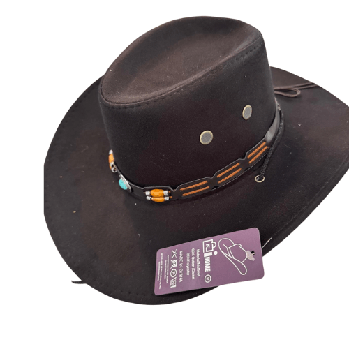 Midnight Trail Cowboy Hat – Black Suede Finish