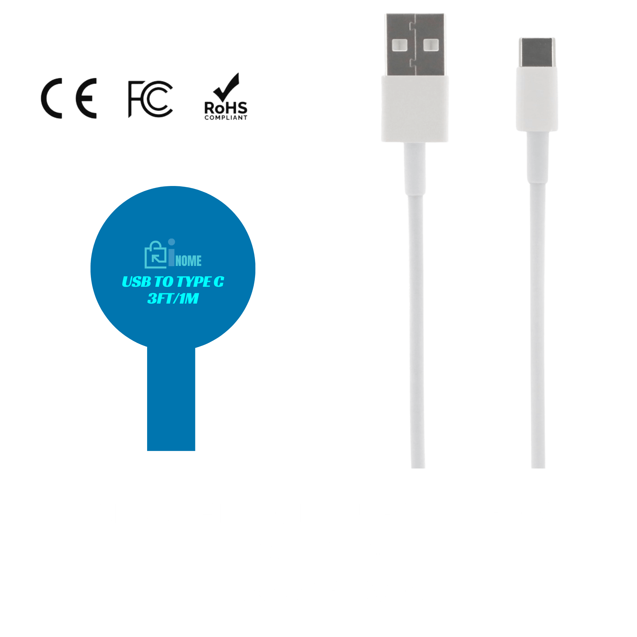 Sleek Charger Cables 3ft - Pack of 10