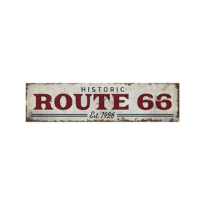 Tin Signs 10x40cm Wall Decor - Route 66