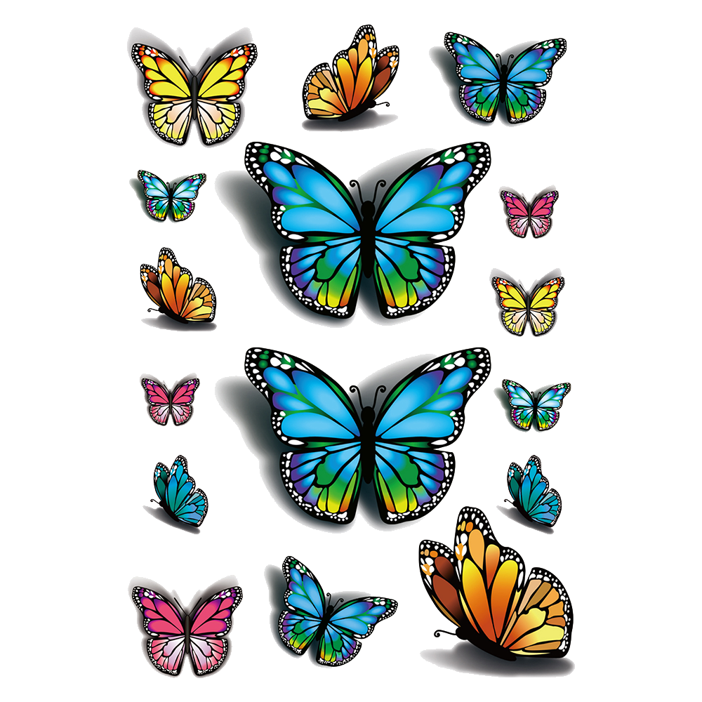 15 Piece Temporary Tattoo Refill package – Half Arm Designs