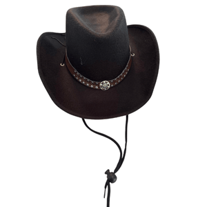 Outlaw Rider Cowboy Hat – Dark Felt Classic