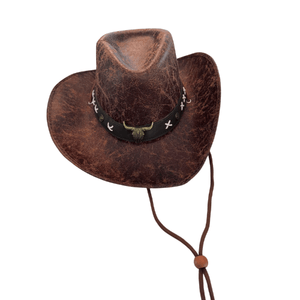 Rugged Outlaw Western Cowboy Hat