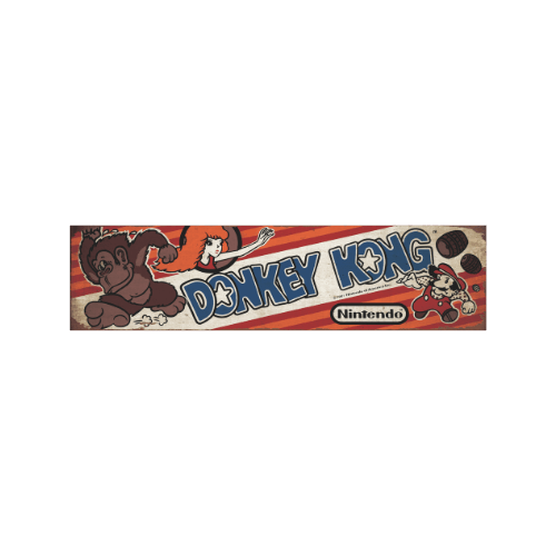 Tin Signs 10x40cm Wall Decor - Donkey Kong