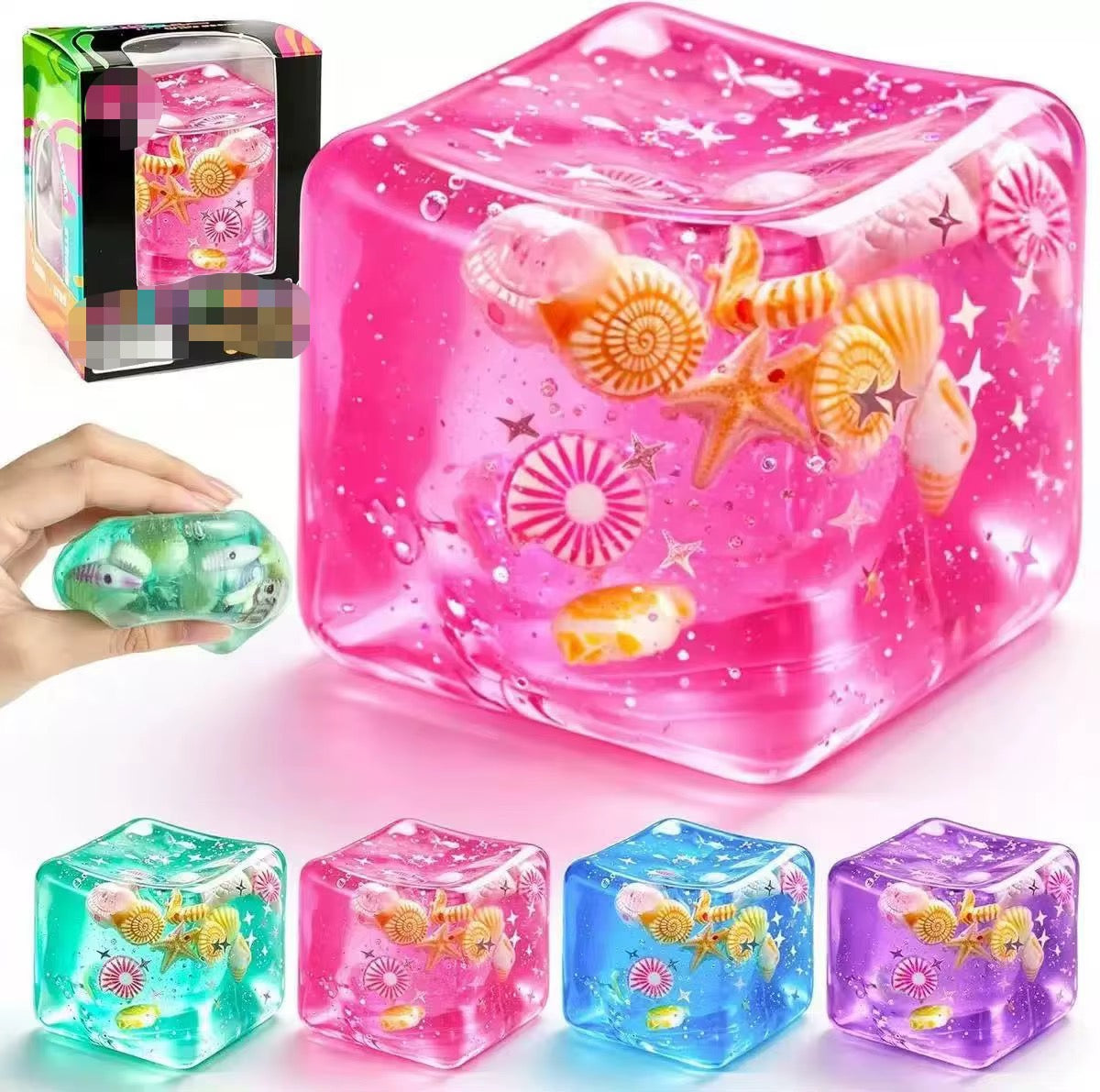 Maltose SeaWorld Cube  Cube Squishy 5cm