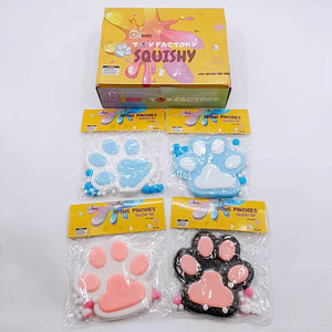 Jumbo 14cm Squishy Paw– Box of 6 Pieces  (230g–460g Each)