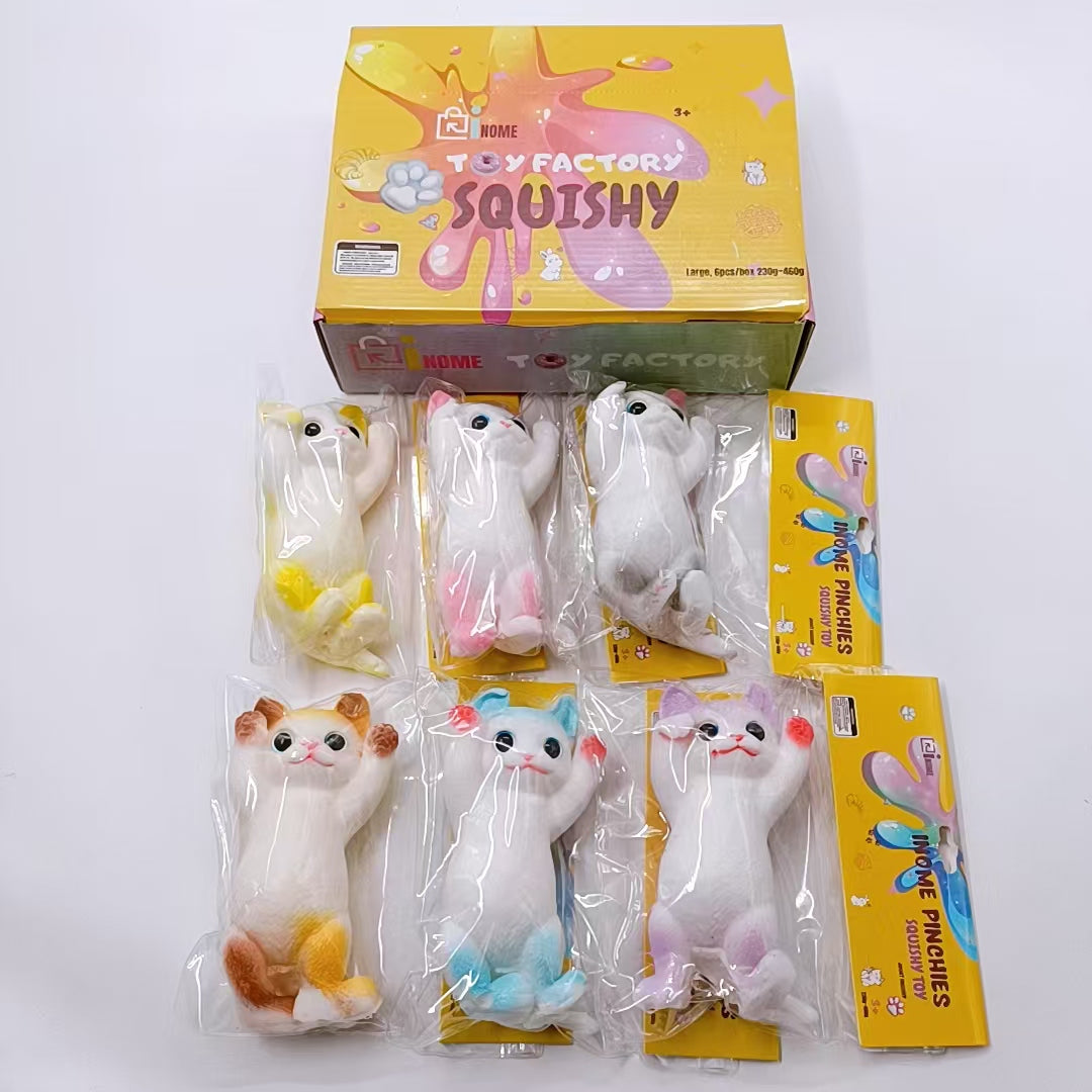 Jumbo Squishy Cat – Box of 6 Pieces