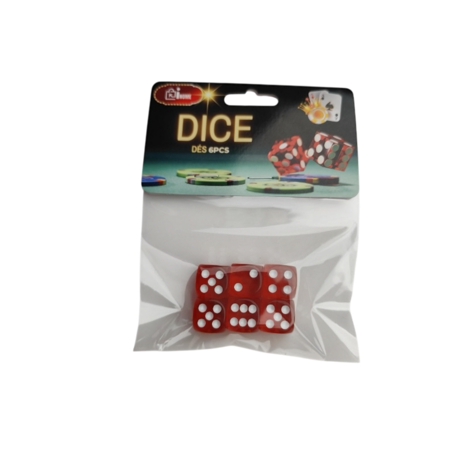 6-Piece Dice Set - Pack of 8