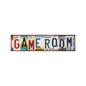Tin Signs 10x40cm Wall Decor - Game Room