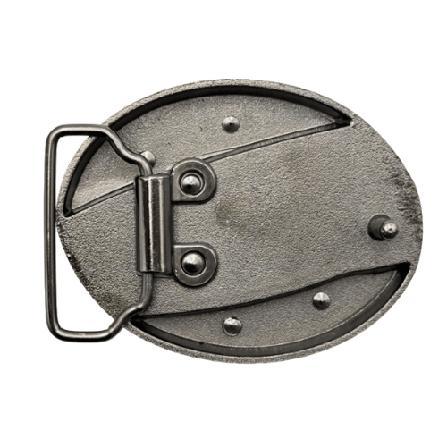 Cowboy Belt Buckle Majestic Bull with Blade