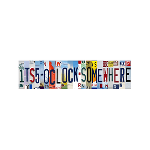 Tin Signs 10x40cm Wall Decor - Its 5 Ocklock Somewhere