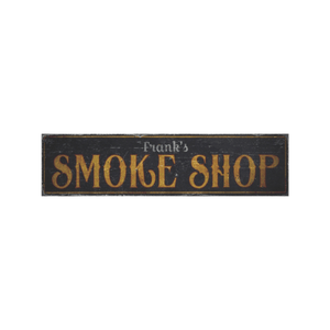 Tin Signs 10x40cm Wall Decor - Smoke Shop
