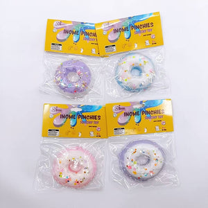 Medium Squishy Doughnut Pinchy Toys - Box of 16 Pieces