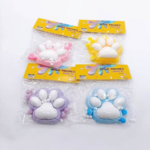 Jumbo 12cm Squishy Cat Paw– Display Box of 6 Pieces  (230g–460g Each)
