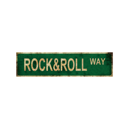 Tin Signs 10x40cm Wall Decor - Rock & Roll