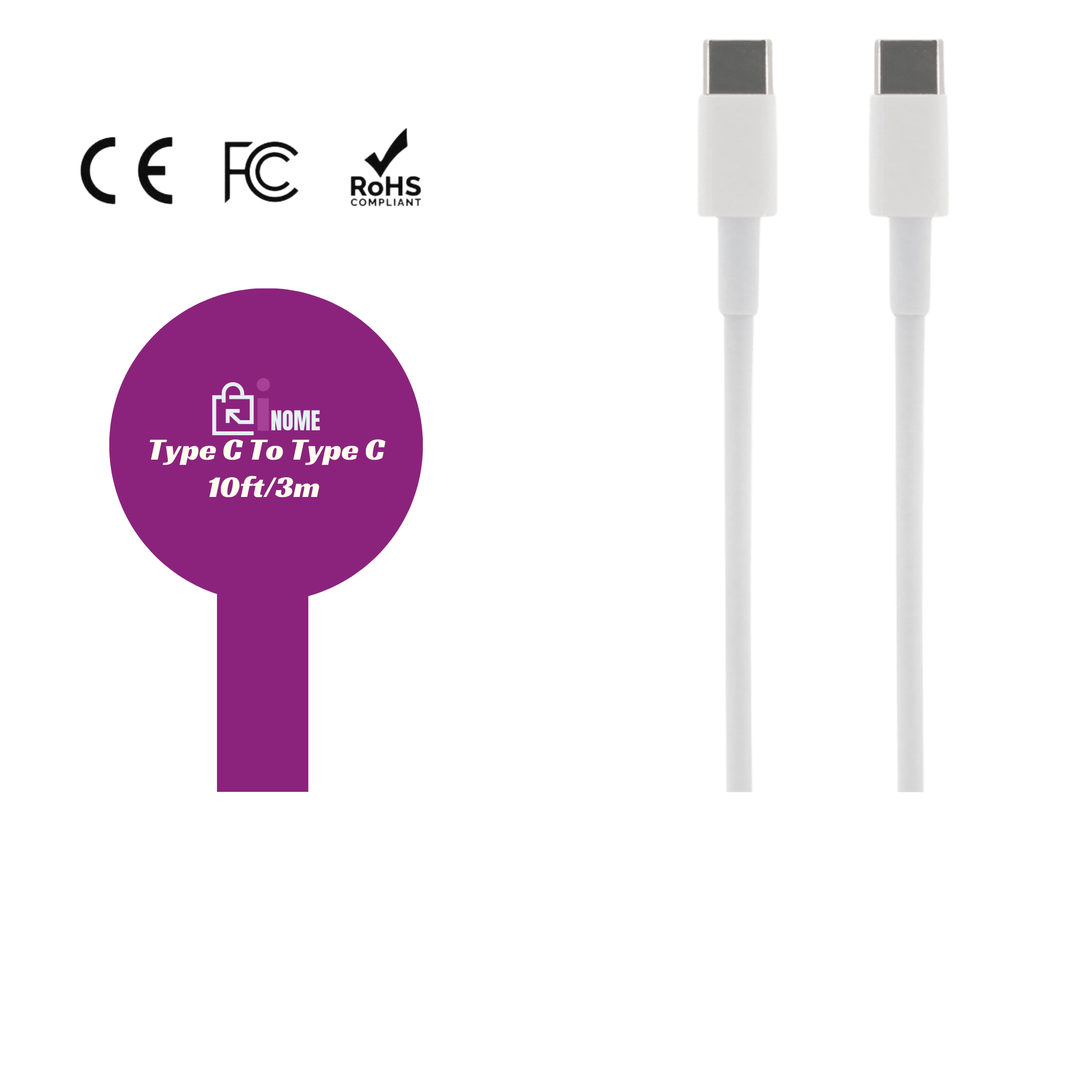 Sleek Charger Cables 3ft & 10ft - Mixed Pack of 80