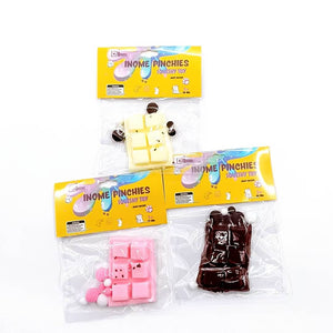 Medium Squishy Chocolate Pinchy Toys - Box of 16 Pieces