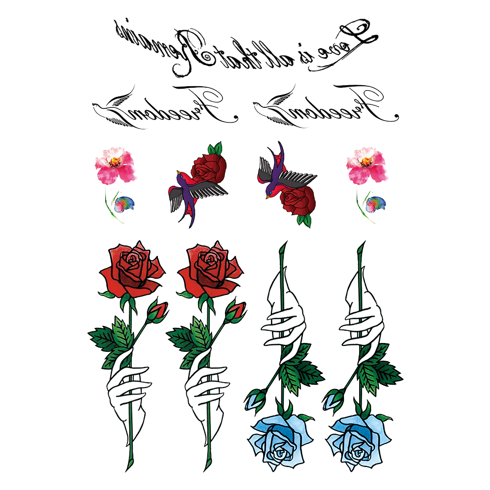 15 Piece Temporary Tattoo Refill package – Half Arm Designs