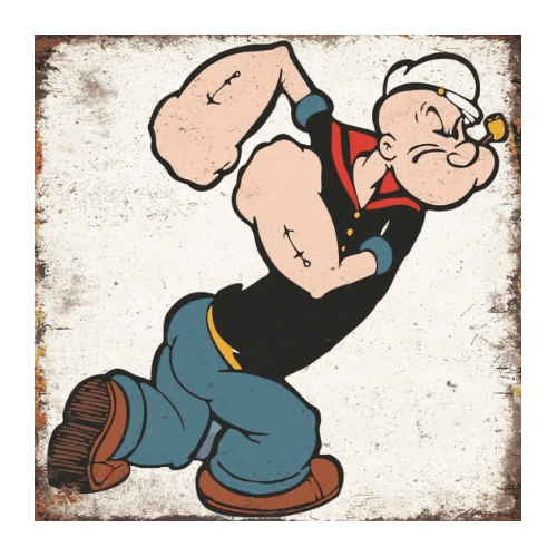 Tin signs 30X30 - Popeye