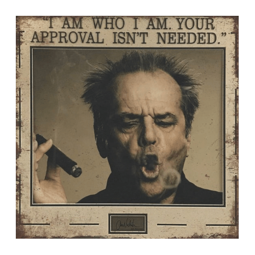 Tin signs 30X30 - Your approval Isn't Needed