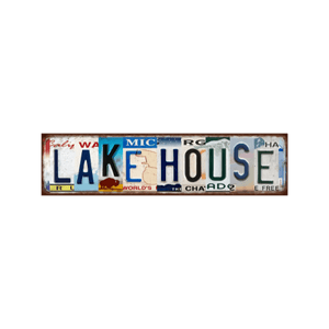 Tin Signs 10x40cm Wall Decor - Lake House