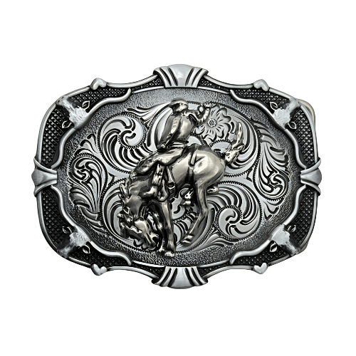Cowboy Belt Buckle Knite Rider