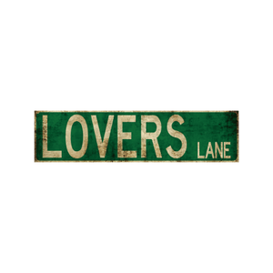 Tin Signs 10x40cm Wall Decor - Lovers