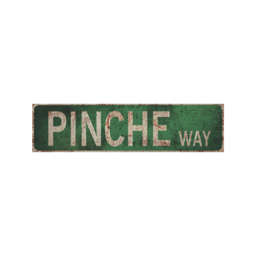 Tin Signs 10x40cm Wall Decor - Pinche Way