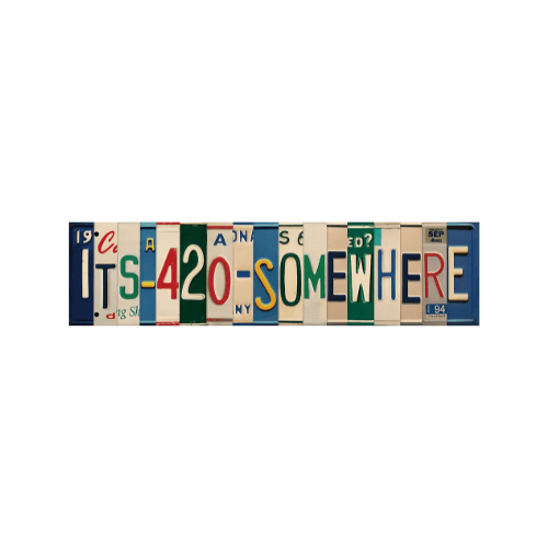Tin Signs 10x40cm Wall Decor - Its 420 Somewhere