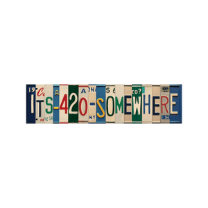 Tin Signs 10x40cm Wall Decor - Its 420 Somewhere