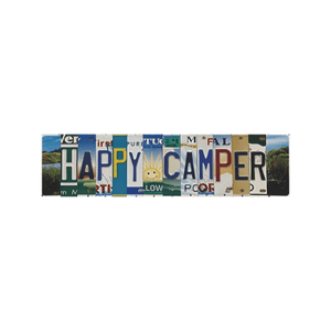 Tin Signs 10x40cm Wall Decor - Happy Camper