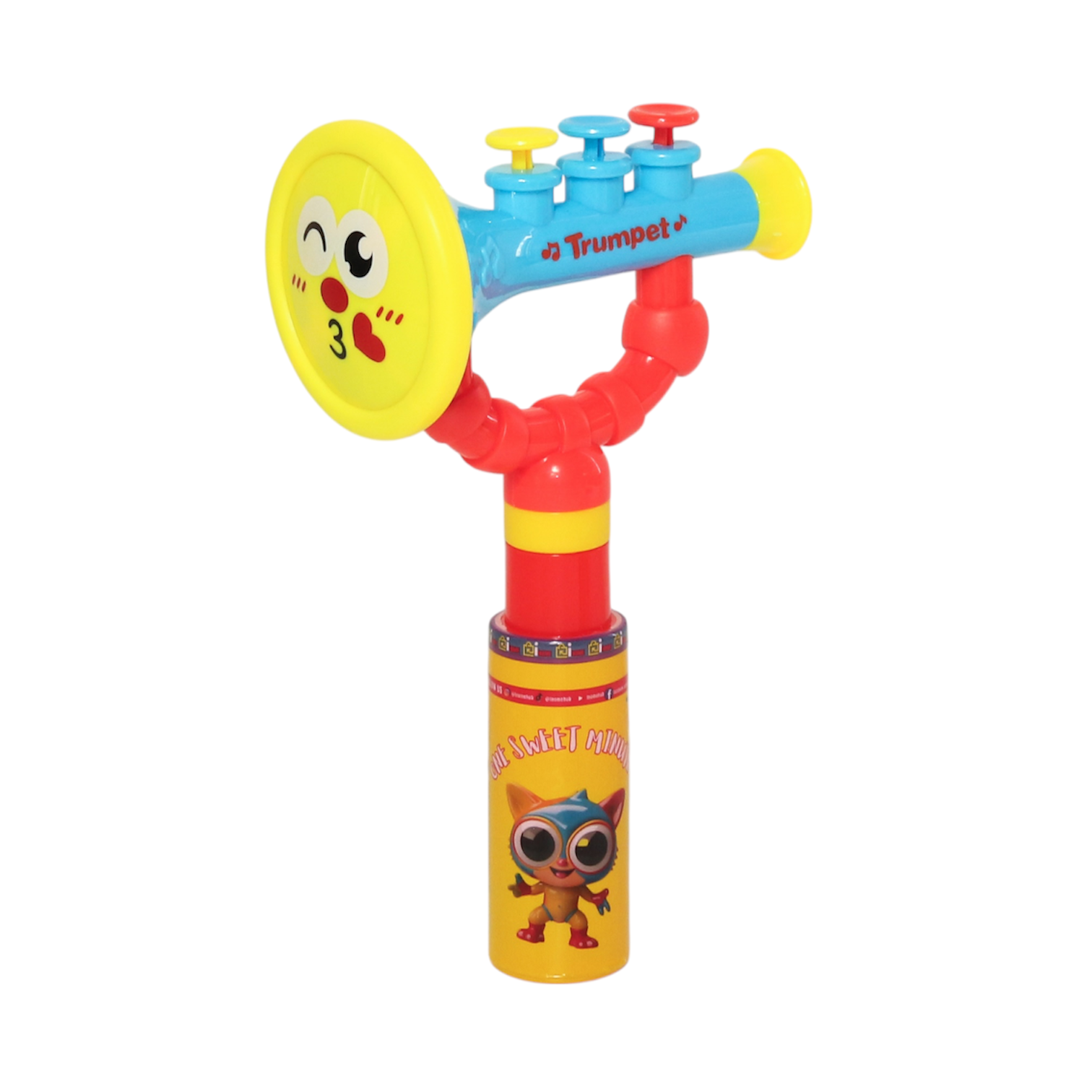 One Sweet Minute Candy Tube with Toy Top 20g - Pack of 50