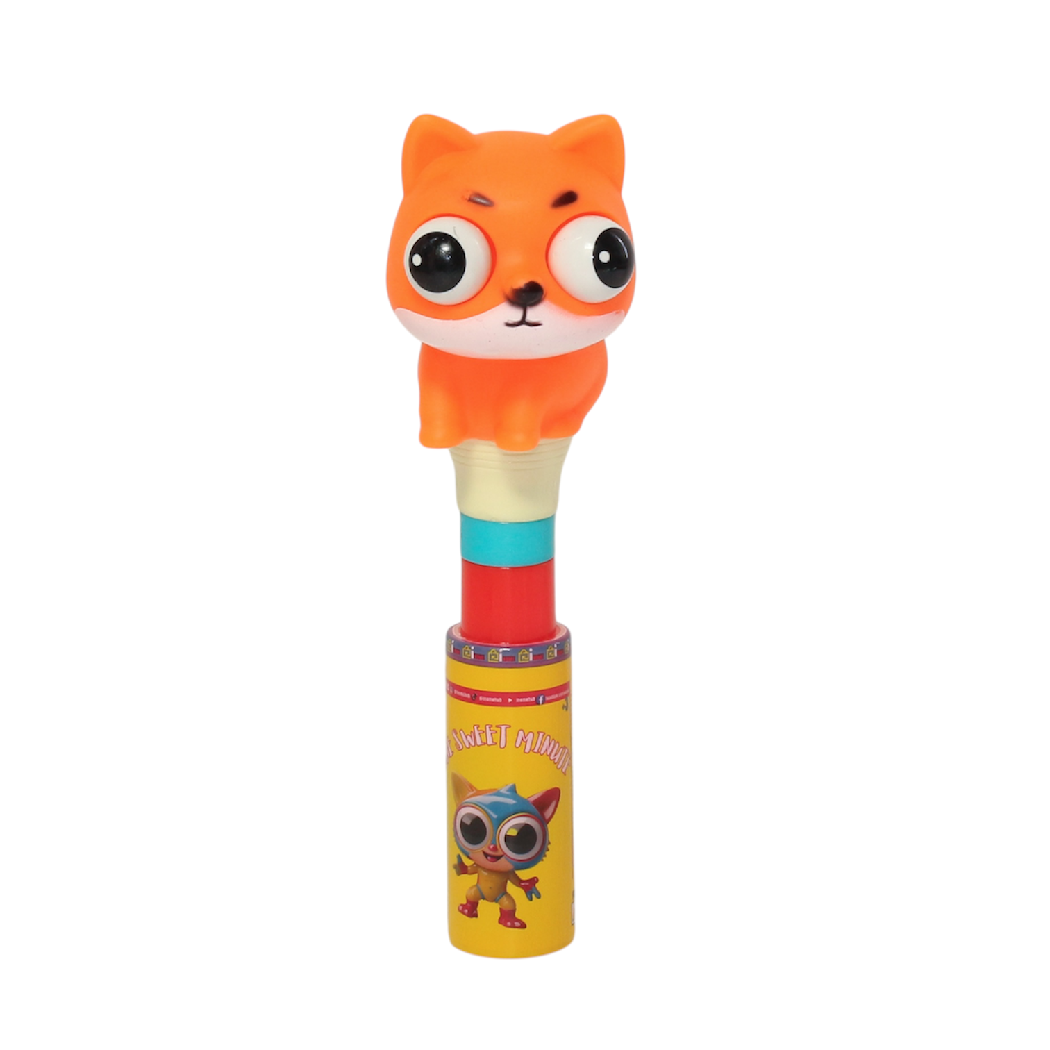 One Sweet Minute Candy Tube with Toy Top 20g - Pack of 50