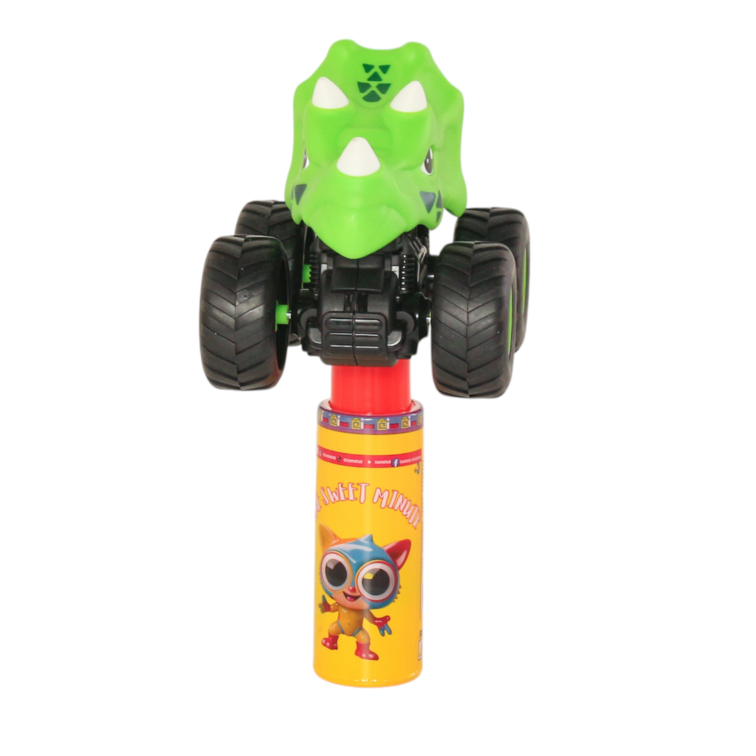 One Sweet Minute Candy Tube with Toy Top 20g - Pack of 50