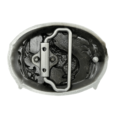 Cowboy Belt Buckle Wolf
