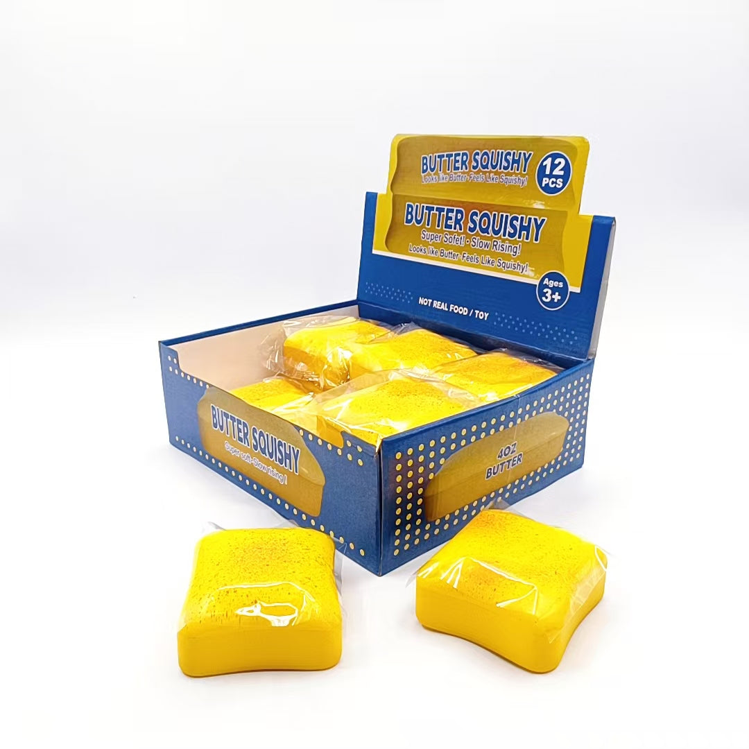 Slow Rise Yellow Bread Squishy 10cm